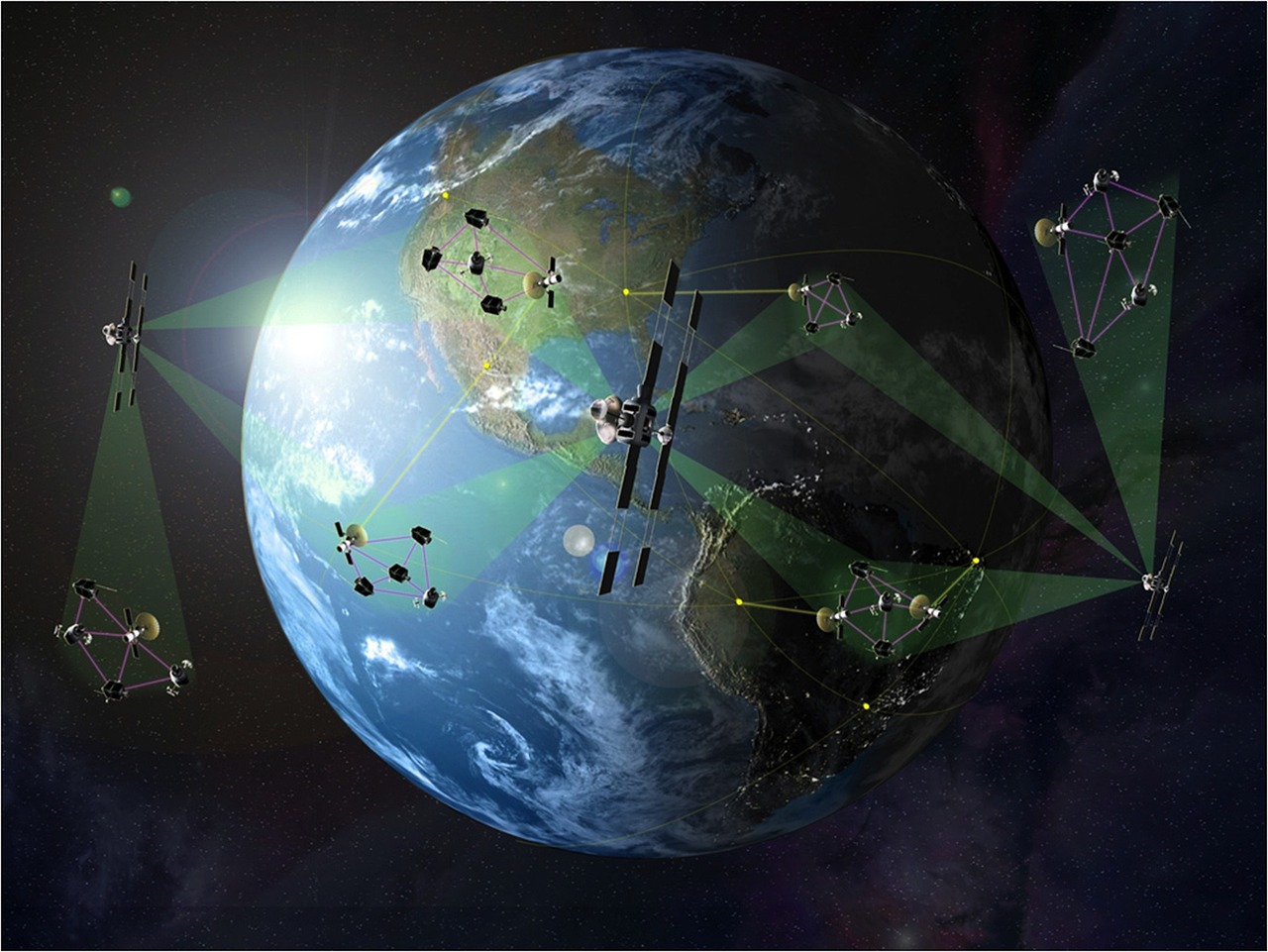 Satellite Tracking Technology in Real-Time Battlefield Surveillance